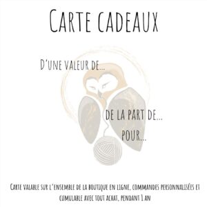 carte cadeau